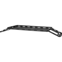 VEVOR Rear Trunk Cargo Rack, for 2007-2024 Jeep Wrangler JK 4-Door Hardtops, 300 lbs Capacity, Carbon Steel Basket Tray Interior Storage Luggage Carrier with Net, Shelf Stand Organizer for Camping Trip Gear, Black