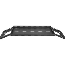 VEVOR Rear Trunk Cargo Rack, for 2007-2024 Jeep Wrangler JK 4-Door Hardtops, 300 lbs Capacity, Carbon Steel Basket Tray Interior Storage Luggage Carrier with Net, Shelf Stand Organizer for Camping Trip Gear, Black