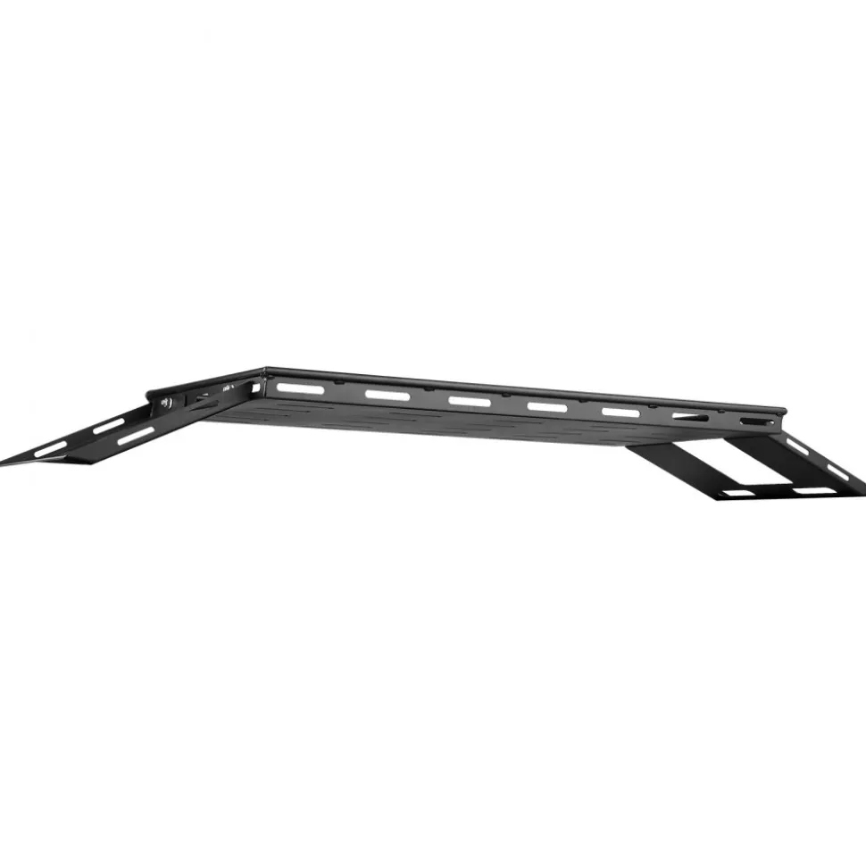 VEVOR Rear Trunk Cargo Rack, for 2007-2024 Jeep Wrangler JK 4-Door Hardtops, 300 lbs Capacity, Carbon Steel Basket Tray Interior Storage Luggage Carrier with Net, Shelf Stand Organizer for Camping Trip Gear, Black