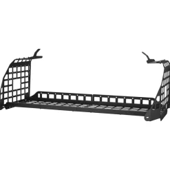 VEVOR Rear Trunk Cargo Rack, for 2010-2024 Toyota 4Runner, 220 lbs Capacity, Aluminum Alloy Basket Tray Interior Storage Luggage Carrier, Adjustable Height Shelf Stand Organizer for Camping Trip Gear