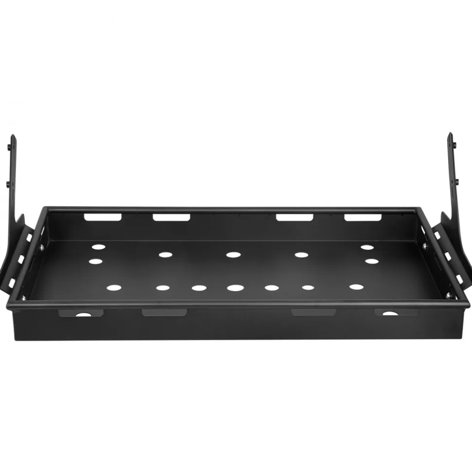 VEVOR Rear Trunk Cargo Rack, for 2018-2024 Jeep Wrangler JLU Sky One-Touch Power Top 4-Door Hardtops, 300 lbs, Carbon Steel Basket Tray Interior Storage Luggage Carrier with Net, Shelf Stand Organizer for Camping