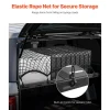 VEVOR Rear Trunk Cargo Rack with Net for 2021-2024 Ford Bronco 4 Door Hardtops (Exclude Bronco Sport), 300 lbs Capacity, Carbon Steel Basket Tray Interior Storage Luggage Carrier