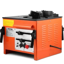 VEVOR Rebar Bender 1 inch 25 mm Rebar Bending Bender Rebar Grade 60 Electric Rebar Bender Heavy Duty with Foot Pedal for Bending Steel Rope (1 inch Rebar Bender)