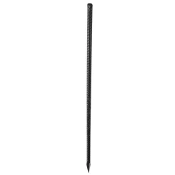 VEVOR Rebar Stakes, 16-Inch, Heavy-Duty 0.45 in Diameter, Straight Galvanized Steel Ground Anchors with Chisel Point End & Rust-Resistant Coating, for Gardening Support, Fence, Camping Tents (16-Pack)