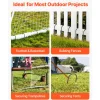 VEVOR Rebar Stakes, 12-Inch, Heavy-Duty 0.32 in Diameter U Shape, Galvanized Steel Ground Anchors with Chisel Point End & Rust-Resistant Coating, for Gardening Support, Fence, Camping Tents (8-Pack)