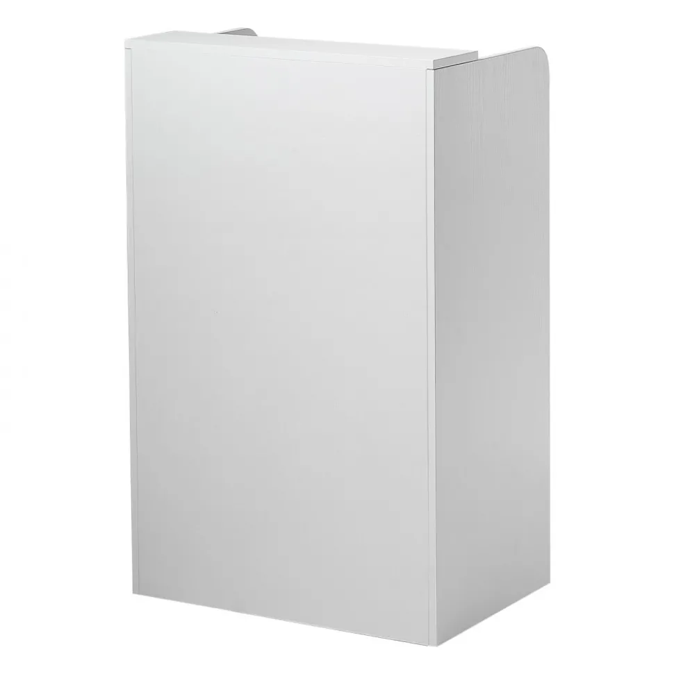 VEVOR Reception Desk, 23.6 inch Rectangular Front Counter Table, Modern Office Reception Desk with Drawer, Small Minimalist Retail Counter Table for Checkout, Lobby, Beauty Salon and Office, White