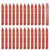 VEVOR Reciprocating Saw Blades, 25 Pack, 14/18 TPI Bi-Metal Reciprocating Saw Blade Set with Universal Shank, Sharp Teeth for Fast and Smooth Cuts, for Cutting 1/8-5/16 inch Medium Metals, Orange