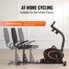 VEVOR Recumbent Exercise Bike, Recumbent Bike for Adults Seniors, Adjustable Magnetic Resistance Stationary Bike for Home, Workout Bike with Comfortable Seat Cushion, LCD Monitor, and Heavy Flywheel