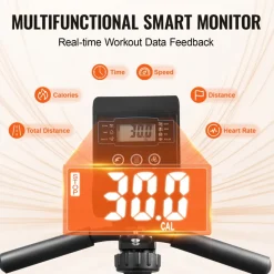 VEVOR Recumbent Exercise Bike, Recumbent Bike for Adults Seniors, Adjustable Magnetic Resistance Stationary Bike for Home, Workout Bike with Comfortable Seat Cushion, LCD Monitor, and Heavy Flywheel