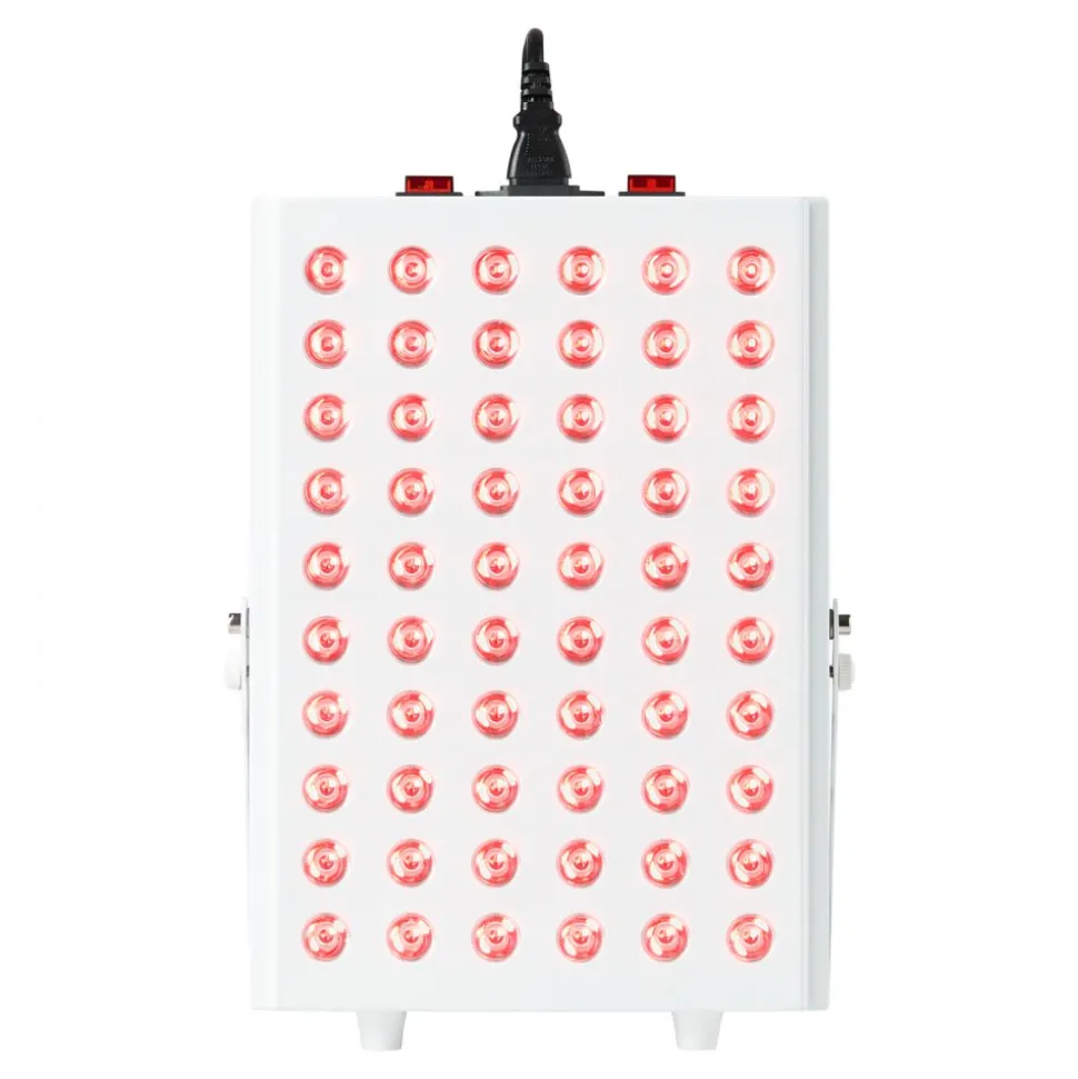 VEVOR Red Light Therapy for Body Face, 60 Dual-Chip LEDs, Red 660nm & Near Infrared 850nm Combo, High Power Red Light Therapy Panel for Recovery, Pain Relief, Wound Healing, Skin Health, 80W