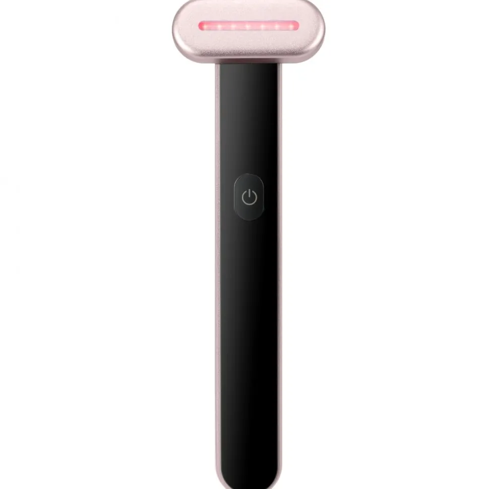 VEVOR Red Light Therapy Wand for Face and Neck, 3-in-1 LED Facial Wand Red Light Therapy Device with Heating Therapy| Vibrating Facial Massage, Portable LED Beauty Wand