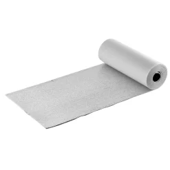 VEVOR Reflective Insulation Roll, 2 Car Garage Door Thermal Insulation Kit, 6mm 24 in x 18 ft, 4 Rolls Aluminum Foil EPE Foam Core Radiant Barrier, White PE Film Heat Shield for Garage Doors