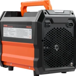 VEVOR Refrigerant Recovery Machine, 1 HP Dual Cylinder Portable AC Recovery Machine with 3000rpm Brushless Motor, Freon Refrigerant Recycling Tool for Automotive, Air Condition, Household HVAC