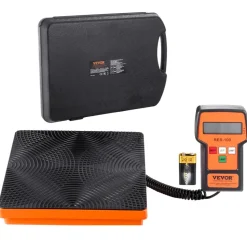 VEVOR Refrigerant Scale 220 LBS HAVC Charging Recovery Freon Scale, with Wired Remote Control, 5g High Precision Electronic Digital Recovery Weight Scale with Case and Dry Battery