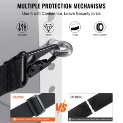 VEVOR Refrigerant Tank Rack, with 3 x 30-50lb Bottle Tanks, Cylinder Tank Rack 14.64x13.97x46.06 in, Refrigerant Cylinder Rack Gas Cylinder Racks and Holders for Freon, Gases, Oxygen, Nitrogen