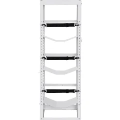 VEVOR Refrigerant Tank Rack, with 3 x 30-50lb Bottle Tanks, Cylinder Tank Rack 14.64x13.97x46.06 in, Refrigerant Cylinder Rack Gas Cylinder Racks and Holders for Freon, Gases, Oxygen, Nitrogen