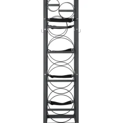 VEVOR Refrigerant Tank Rack, with 3 x 30lbs and Other 3 Small Bottle Tanks, Cylinder Tank Rack 12.79x12.99x47.12 in, Refrigerant Cylinder Rack and Holders for Freon, Gases, Oxygen, Nitrogen