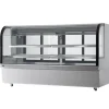 VEVOR Refrigerated Display Case, 32 Cu.Ft./901L Large Pastry Display Case, 4-Tier Commercial Display Refrigerator with LED Lighting, Downdraft Cooling, Movable with Casters, for Bakery