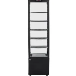 VEVOR Refrigerated Display Case, 9.8 Cu.Ft./278L Large Pastry Display Case, 5-Tier Commercial Display Refrigerator with LED Lighting, TURBO Cooling, Frost-Free Air-Cooling, for Bakery