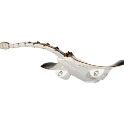 VEVOR Remote Control Manta Ray Toy, 2.4GHz High Simulation Robot Manta Ray with Light, 2 Rechargeable Batteries, for Pool, Bathtub or Lake, Swimming RC Boat Toy for 6+ Year Old Boys and Girls Gift