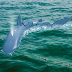 VEVOR Remote Control Shark Toy, 2.4GHz High Simulation Shark RC Boat for Swimming Pool Bathroom, Electric RC Shark Fish Toy with 2 Batteries, Light & Spray Water Function for 6+ Year Old Boys & Girls