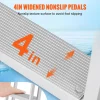 VEVOR Removable Dock Ladder 5 Steps, 350 lbs Load Capacity, Pontoon Boat Ladder with 4'' Wide Step & Nonslip Design for Ship/Lake/Pool/Marine Boarding