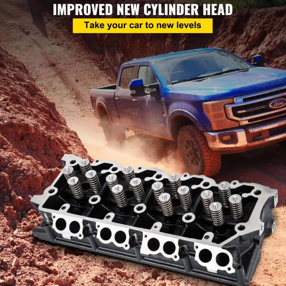 VEVOR Replacement for 6.0L Cylinder Head 18MM Power Stroke Bare F-Series Cylinder Head 1843080C3