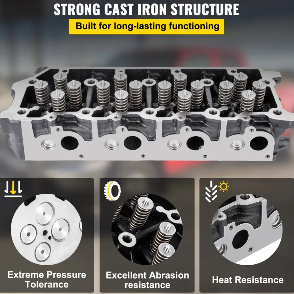 VEVOR Replacement for 6.0L Cylinder Head 18MM Power Stroke Bare F-Series Cylinder Head 1843080C3