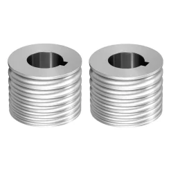 VEVOR Replacement Roller for Rolling Mill 7 Sizes Grooves 2 Round Rollers, Jewelry DIY Tool Accessory Parts, Premium Alloy Steel, Easy Installation, for Pressing Ductile Metals, Gold, Silver, Brass