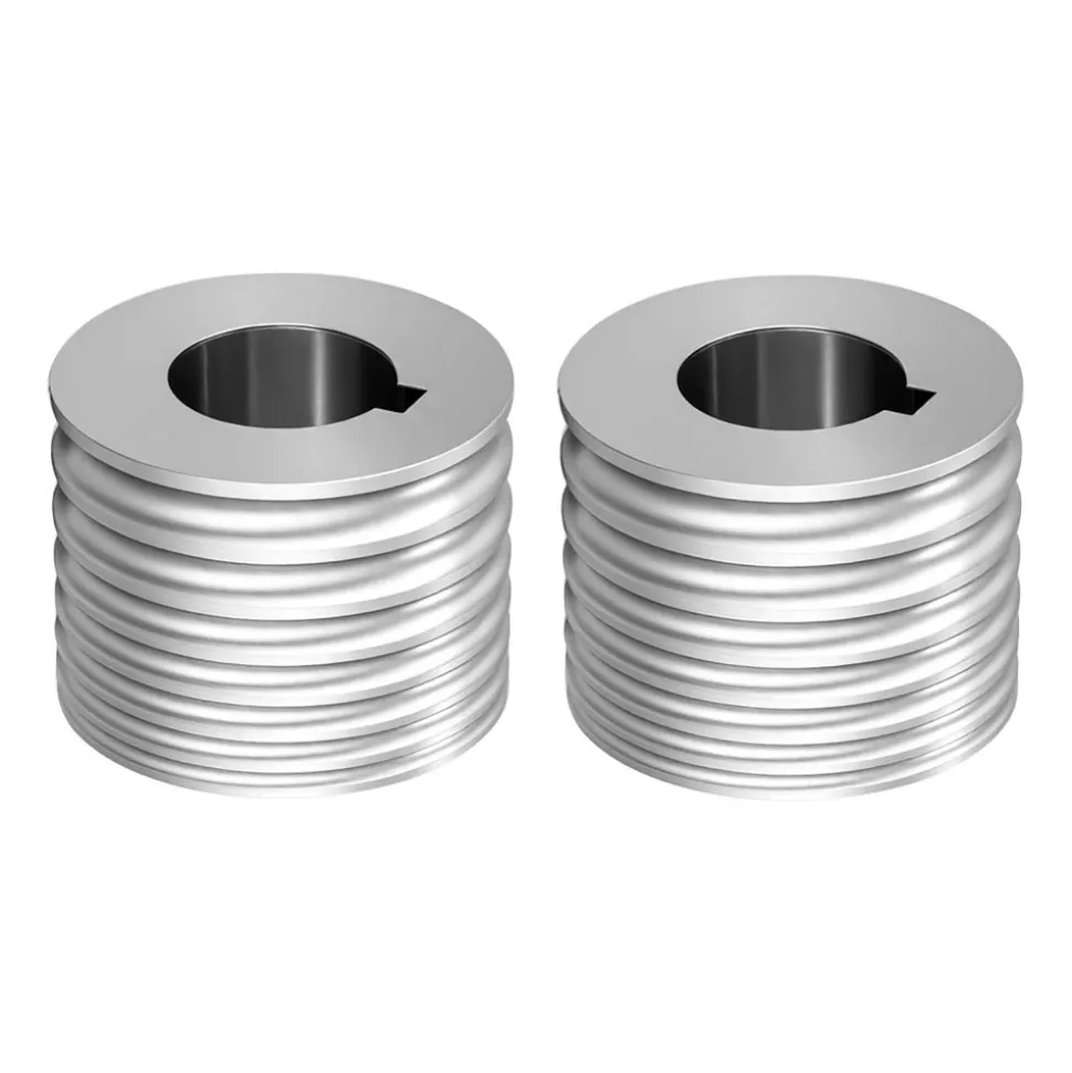 VEVOR Replacement Roller for Rolling Mill 7 Sizes Grooves 2 Round Rollers, Jewelry DIY Tool Accessory Parts, Premium Alloy Steel, Easy Installation, for Pressing Ductile Metals, Gold, Silver, Brass