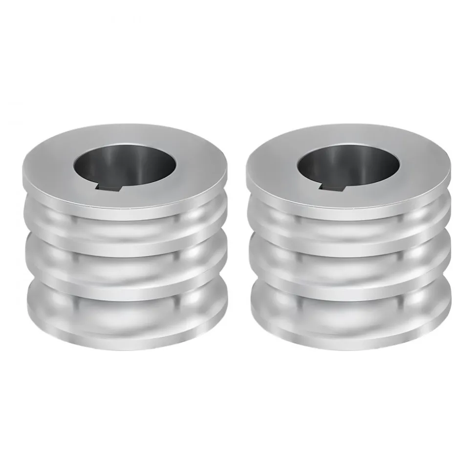 VEVOR Replacement Roller for Rolling Mill 3 Sizes Grooves 2 Domed Rollers, Jewelry DIY Tool Accessory Parts, Premium Alloy Steel, Easy Installation, for Pressing Ductile Metals, Gold, Silver, Brass