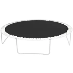 VEVOR Replacement Trampoline Mat, Jumping Mat Fits 12ft Frame, Universal Jumping Mat for 12ft Round Trampoline, Reinforce UV-Resistant Mat with Spring Tool & Durable V-Rings, Fit 5.5