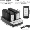 VEVOR Restaurant Pager System, Wireless 500m Long Range Lineup Waiting Queue Signal, Guest Customer Calling Beepers with Vibration & Flashing, 16 Buzzers for Food Truck, Church, Nursery, Hospital