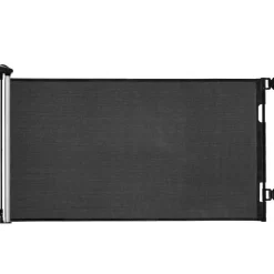 VEVOR Retractable Baby Gate, Extends to 72.8 inch Wide, 31.3 inch Tall, with Security Lock, Easy to Use, Walk Through Without Tripping, Mesh Dog Gate for Stairs, Hallways, Indoor/Outdoor, Black