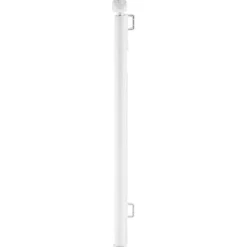 VEVOR Retractable Baby Gate, Extends to 57 inch Wide, 38.5 inch Tall, with Security Lock, Easy to Use, Walk Through Without Tripping, Mesh Dog Gate for Stairs, Hallways, Indoor/Outdoor, White