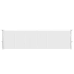 VEVOR Retractable Baby Gate, 34 inch Tall, Extends up to 110 inch Wide, Retractable Gate for Kids or Pets, Mesh Material, Easy to Install for Indoor Stairs, Doorways, Hallways, Playrooms, White