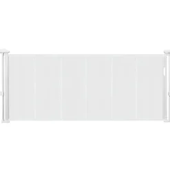 VEVOR Retractable Baby Gate, 34 inch Tall, Extends up to 71 inch Wide, Retractable Gate for Kids or Pets, Mesh Material, Easy to Install for Indoor Stairs, Doorways, Hallways, Playrooms, White