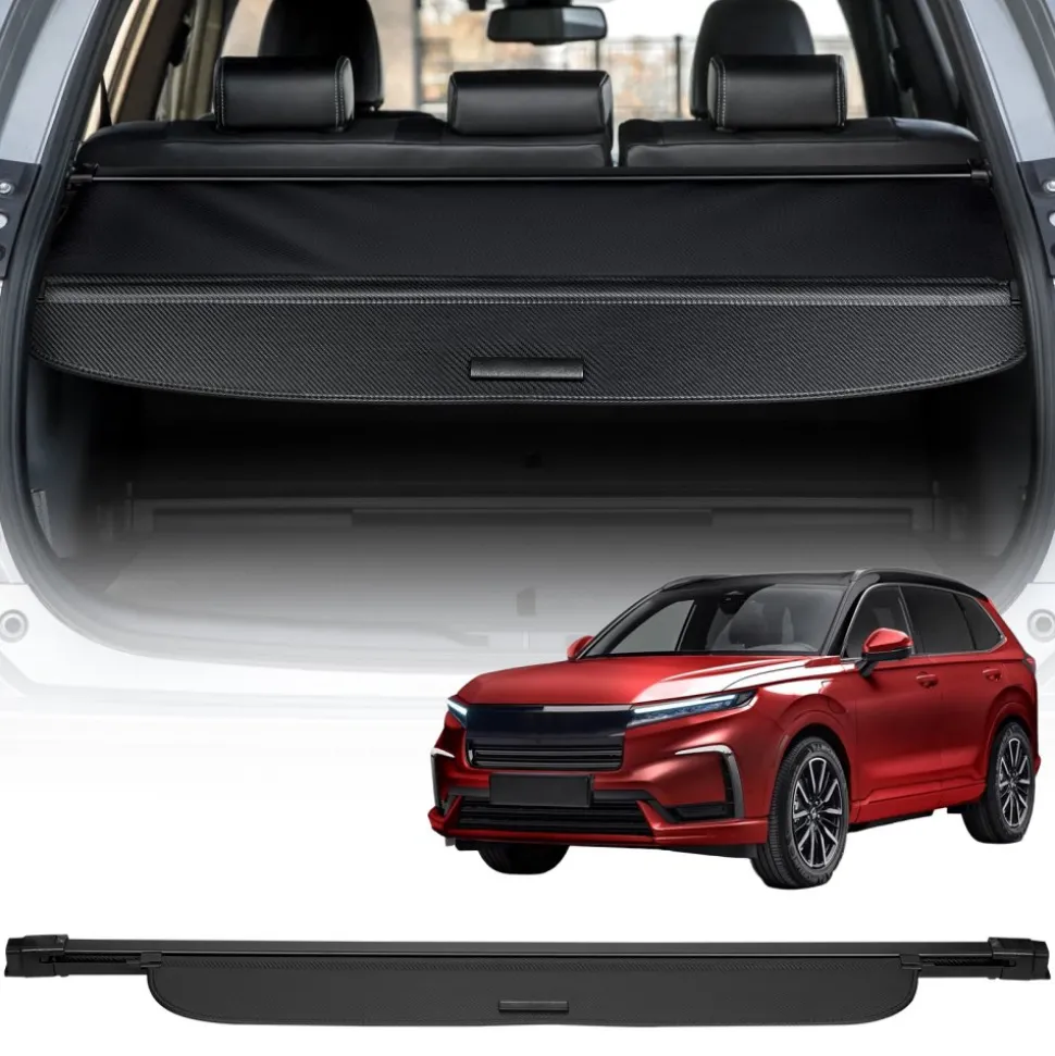 VEVOR Retractable Cargo Cover, Upgraded Carbon Fiber Texture Trunk Cover, Anti-Peeping Luggage Privacy Shield, Easy Installation Security Shade Car Accessories, for Honda CRV 2023-2025 5-Seater