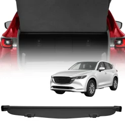 VEVOR Retractable Cargo Cover, Upgraded Carbon Fiber Texture Trunk Cover, Anti-Peeping Luggage Privacy Shield, Easy Installation Security Shade Car Accessories, for Mazda CX-5 2017-2025 5-Seater
