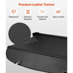 VEVOR Retractable Cargo Cover, Upgraded Carbon Fiber Texture Trunk Cover, Anti-Peeping Luggage Privacy Shield, Easy Installation Security Shade Car Accessories, for Mazda CX-5 2017-2025 5-Seater