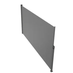 VEVOR Retractable Side Awning, 71''x 138'' Outdoor Privacy Screen, 180g Polyester Water-proof Retractable Patio Screen, UV 30+ Room Divider Wind Screen for Patio, Backyard, Balcony, Gray