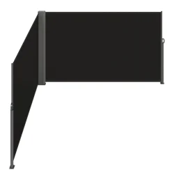 VEVOR Retractable Side Awning, 71''x 138'' Outdoor Privacy Screen, 180g Polyester Water-proof Retractable Patio Screen, UV 30+ Room Divider Wind Screen for Patio, Backyard, Balcony, Beige