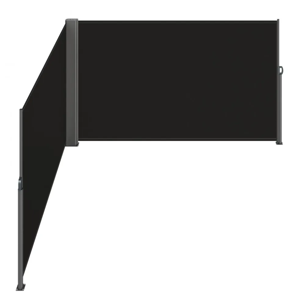 VEVOR Retractable Side Awning, 71''x 138'' Outdoor Privacy Screen, 180g Polyester Water-proof Retractable Patio Screen, UV 30+ Room Divider Wind Screen for Patio, Backyard, Balcony, Beige