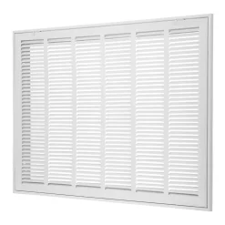 VEVOR Return Air Filter Grille, Fits W20 x H20in Duct Opening Size, Filter Included, Return Air Vent Cover for Wall, Powder-Coated Steel Return Air Grill Detachable Face/Door for 1 inch Filters