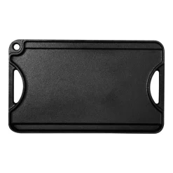 VEVOR Reversible Grill/Griddle, 14x8.5 inch Pre-Seasoned Cast Iron Griddle, Portable Rectangular Pan with Handle, Family Cookware for Indoor/Outdoor Stove Top Burner, Gas, Camping BBQ, Black