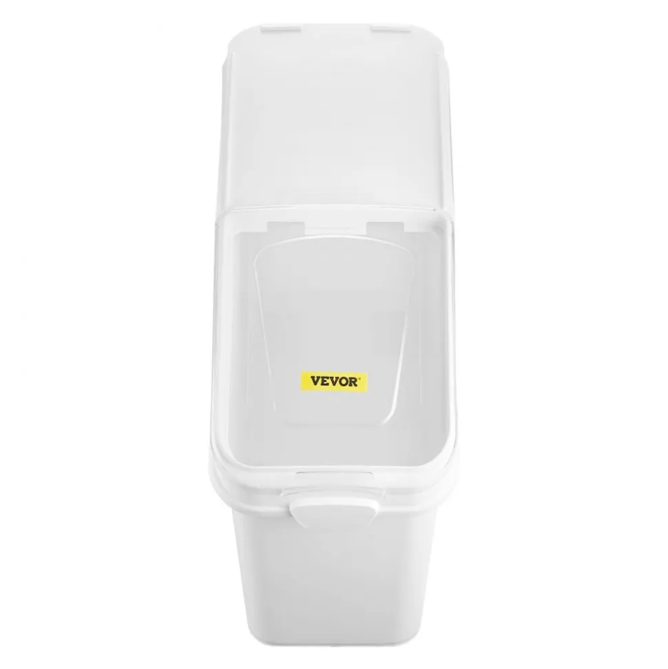 VEVOR Rice Storage Container, 21Gallon/80L Capacity Large Dog Food Dispenser Bin, Kitchen Ingredient Grain Cereal Flour Bin, Pet food Containers with Wheels, Scoop, and Airtight Lid, 1 Pack
