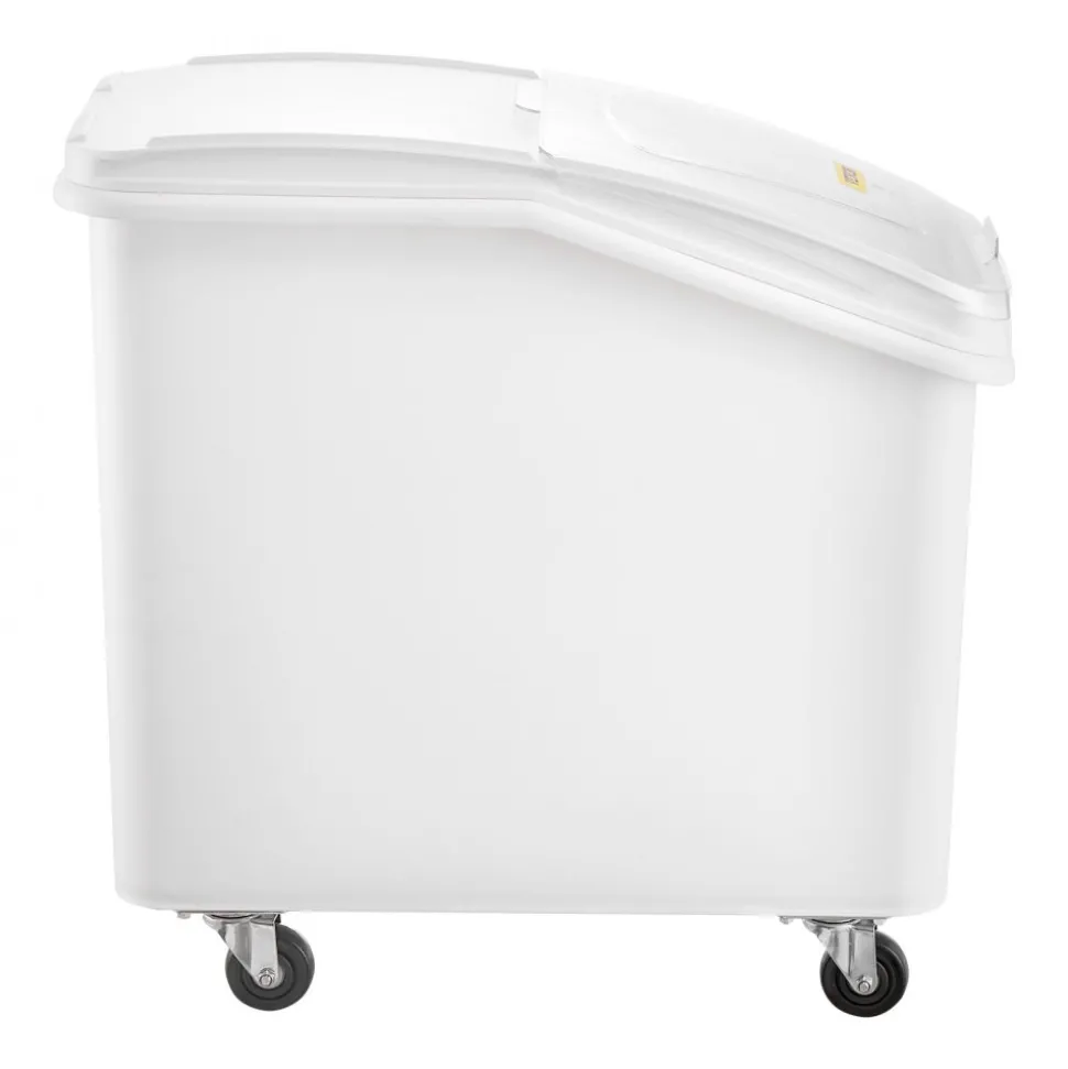 VEVOR Rice Storage Container, 21Gallon/80L Capacity Large Dog Food Dispenser Bin, Kitchen Ingredient Grain Cereal Flour Bin, Pet food Containers with Wheels, Scoop, and Airtight Lid, 1 Pack