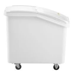 VEVOR Rice Storage Container, 27Gallon/100L Capacity Large Dog Food Dispenser Bin, Kitchen Ingredient Grain Cereal Flour Bin, Pet food Containers with Wheels, Scoop, and Airtight Lid, 1 Pack
