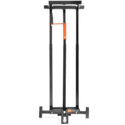 VEVOR Ride on Lawn Mower Lift Jack, 880 Lbs Weight Capacity, Telescopic Maintenance Jack with Crank Handle & Power Tool Handle, Foldable Lawn Tractor Lifter for Lawn Mowers and Garden Tractors, Black