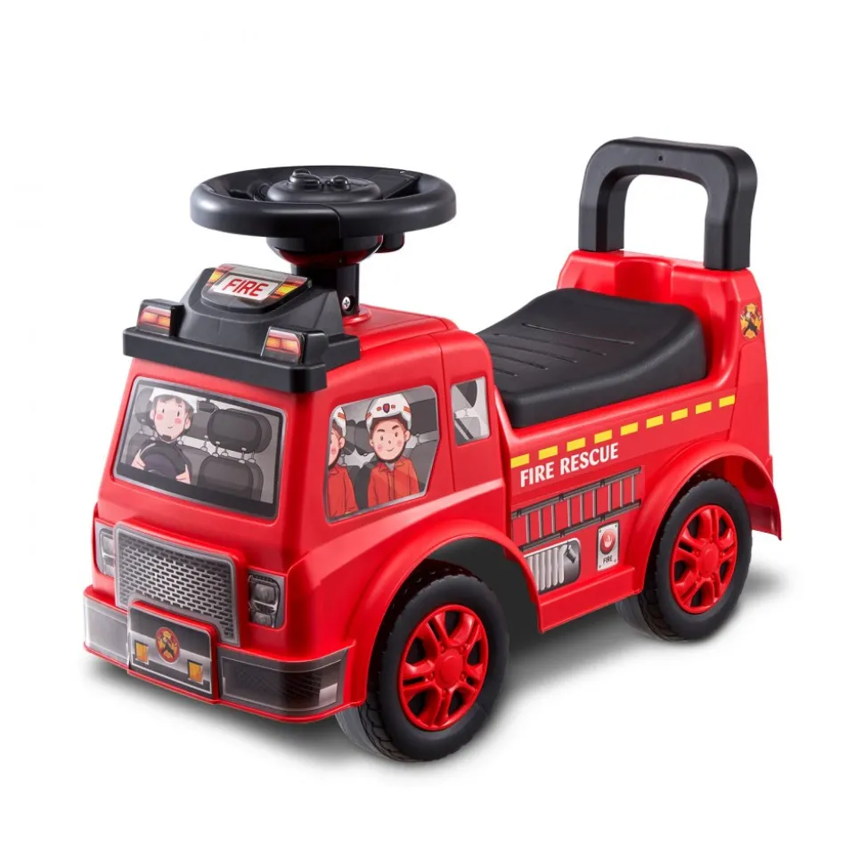 VEVOR Ride On Push Car for Toddlers, Ages 1-3, Ride Racer, Sit to Stand Toddler Ride On Toy, Classic Kids Ride On Car with Music Steering Wheel & Under Seat Storage, Ride On Toy for Boys Girls, Red
